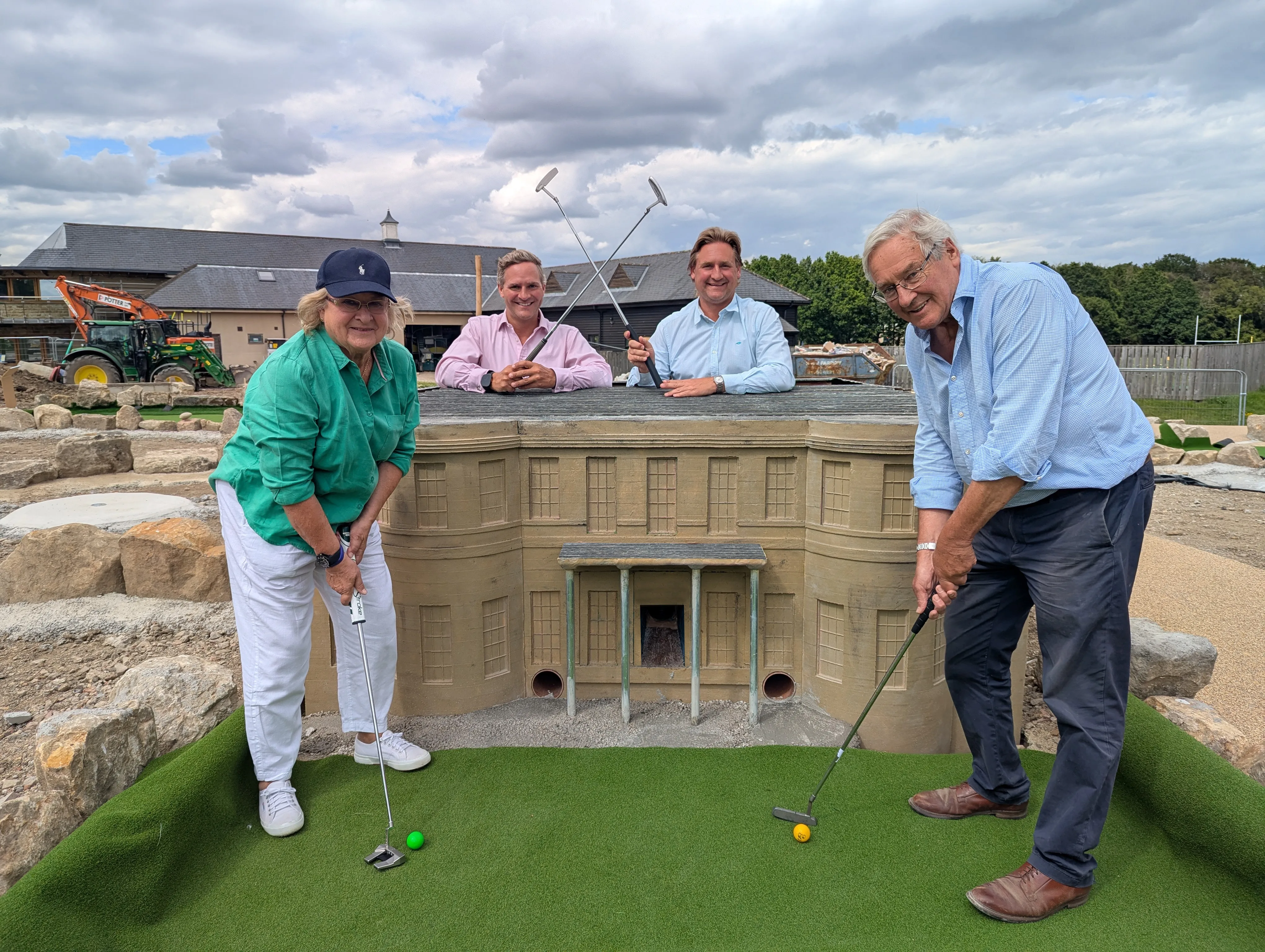 Yorkshire's new adventure golf course themed around Yorkshire, opening on Yorkshire Day at Gimme Golfest at Rudding PArk near Harrogate.
