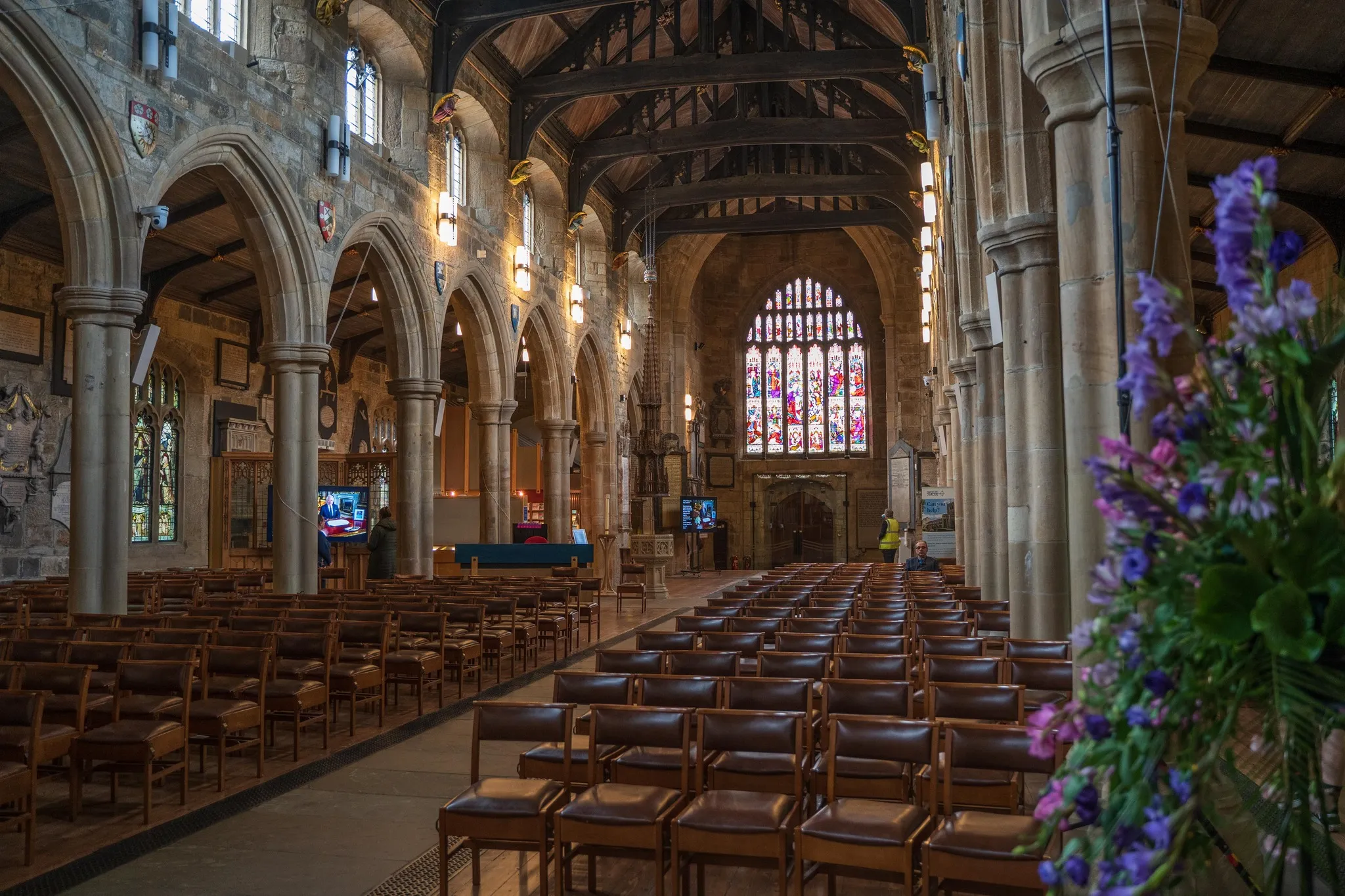 Interior of Bradford Cathedral where the Lunchtime Recital event is taking place in June 2026