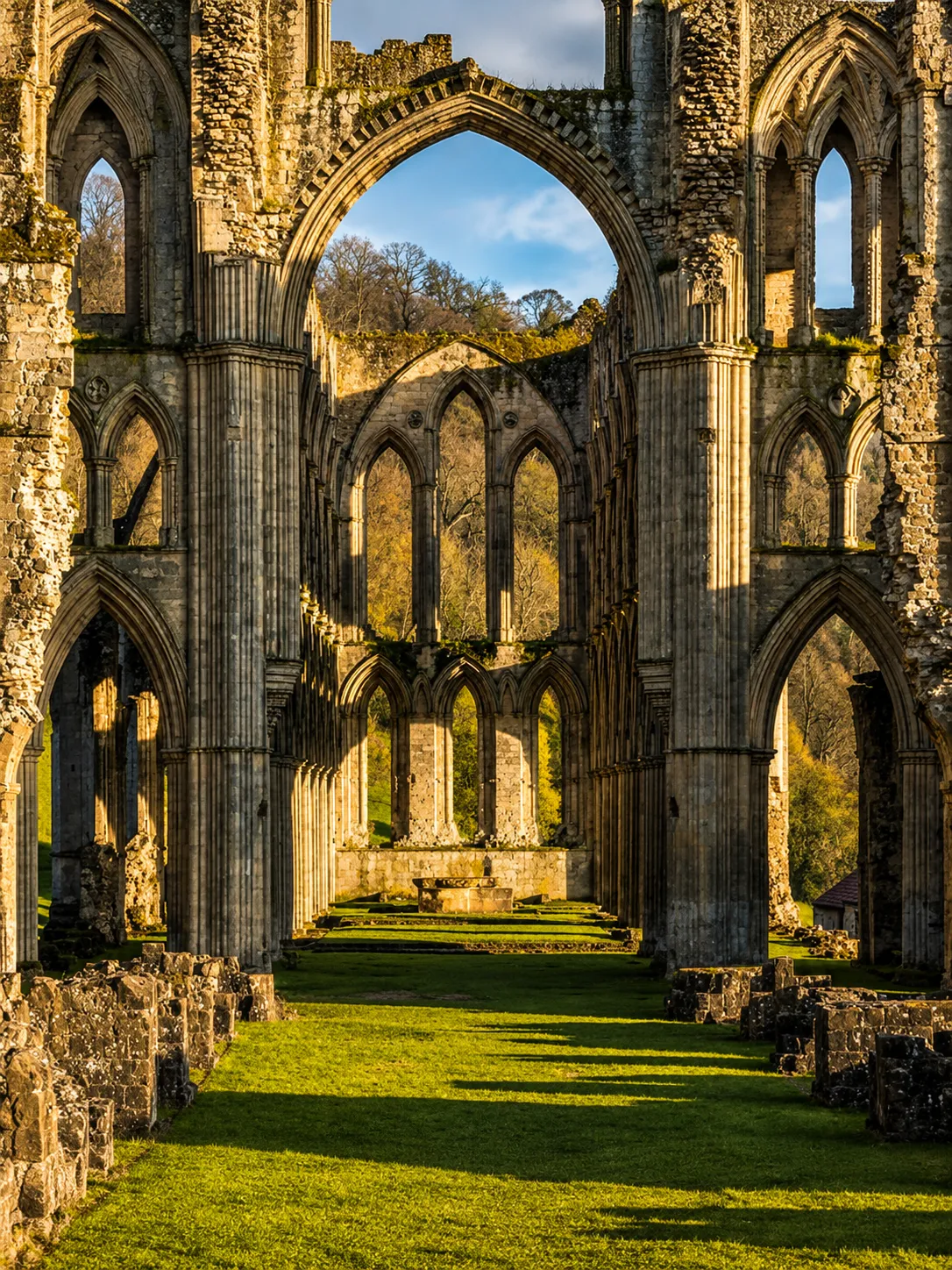 Highwayman Tours image of a close up of an abbey ruin in North Yorkshire on a private day trip from York
