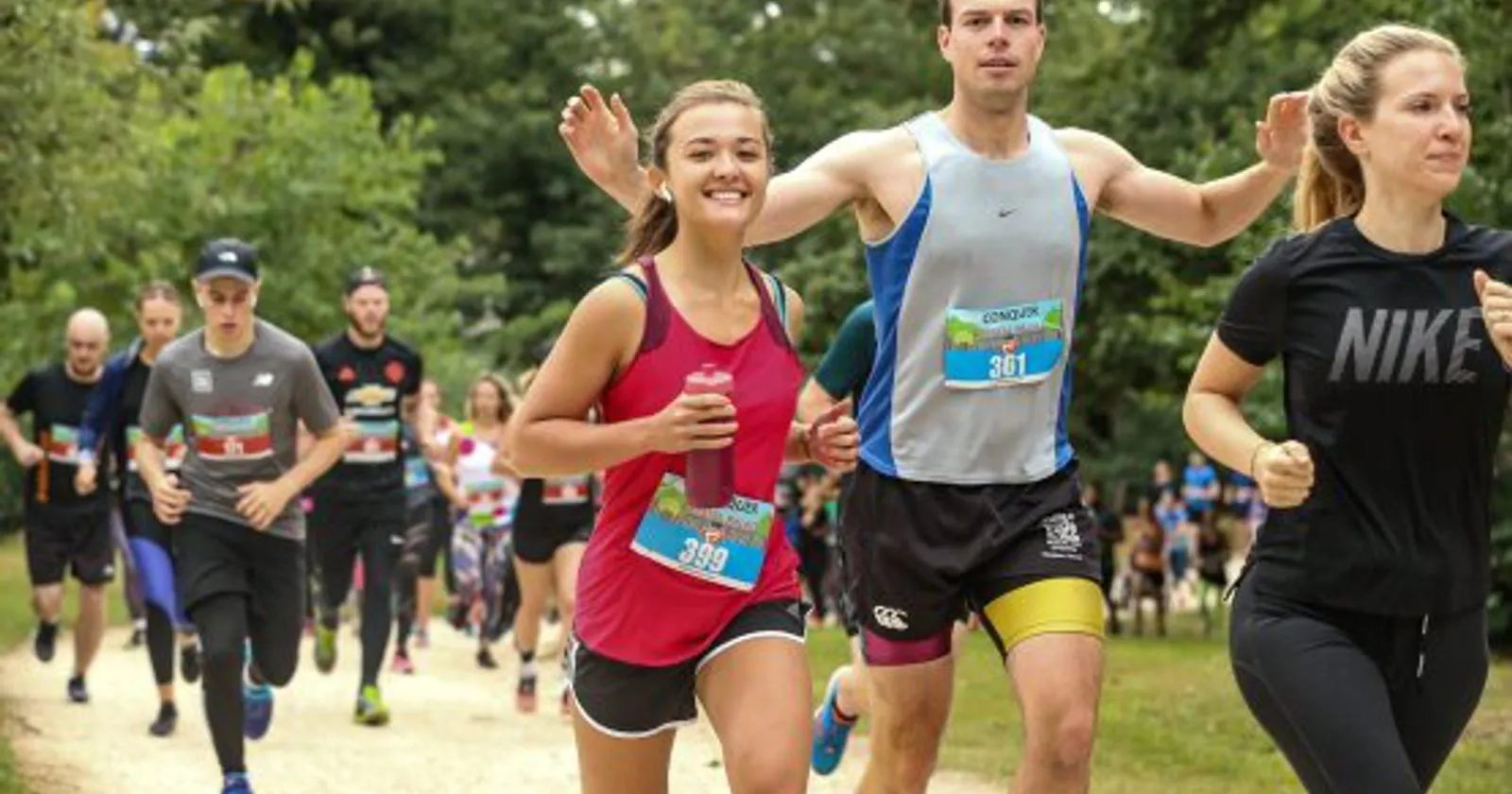 Runners at the Torkshire Day run for runners of all abilities on Yorkshire Dayin Roundhay Park, Leeds, August event 2026 