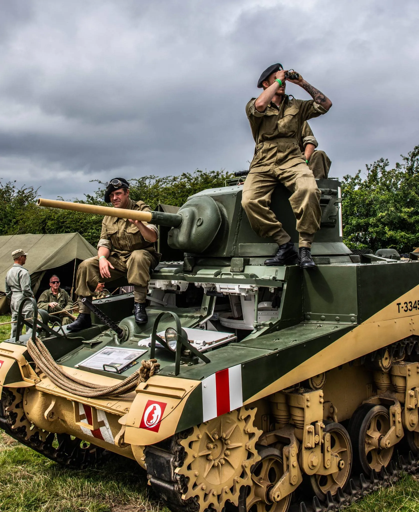 Tank, one of over 500 military vehicles which will be at Yorkshire Wartime, event in August 2026.