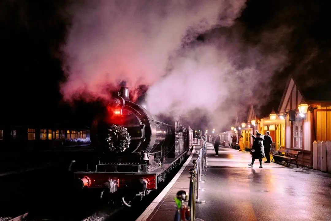 THE POLAR EXPRESS Train Ride at Bolton Abbey Station on the Embsay & Bolton Abbey Steam Railway
