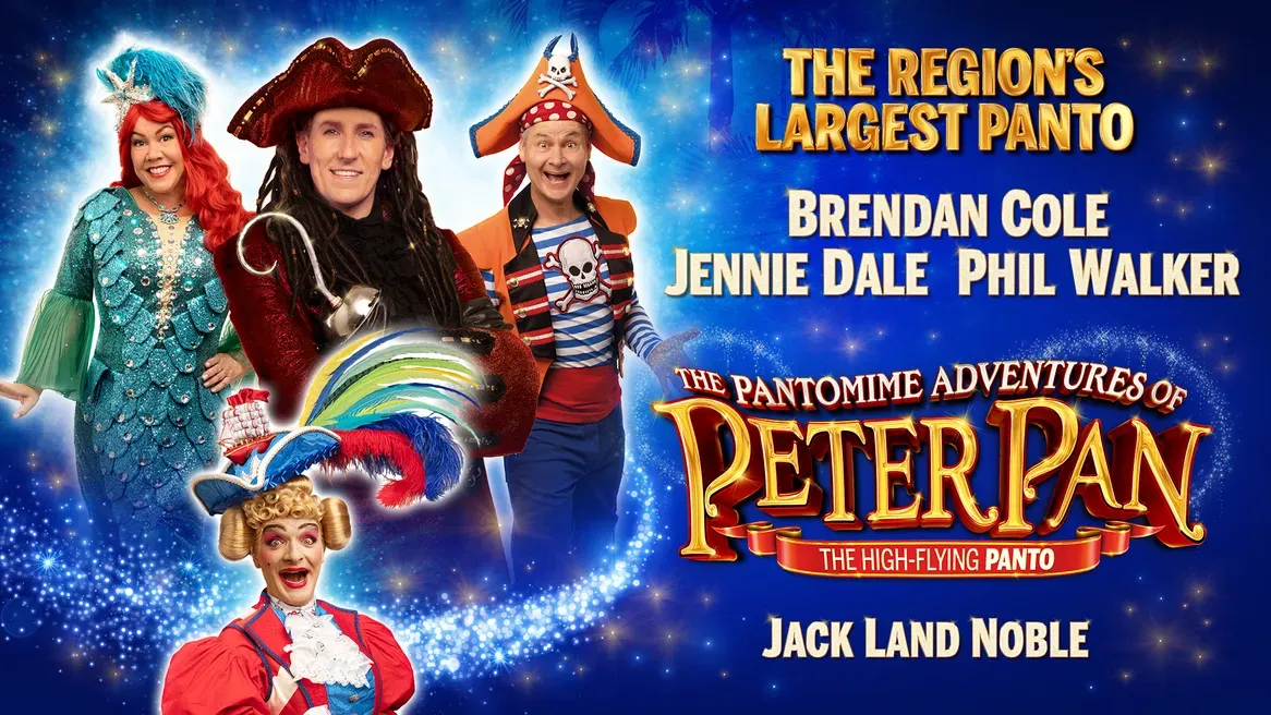 poster for the Hull New Theatre Peter Pan pantomime