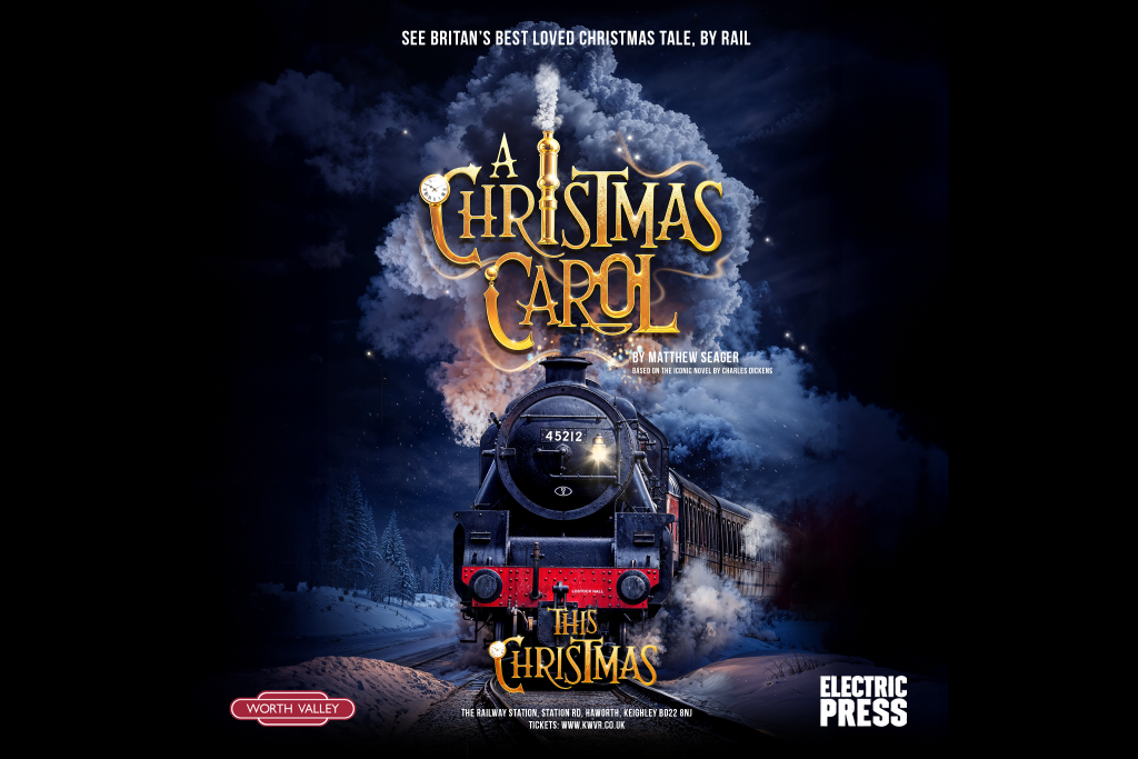 A Christmas Carol theatrical steam train experience on the Keighley and Worth Valley Railway