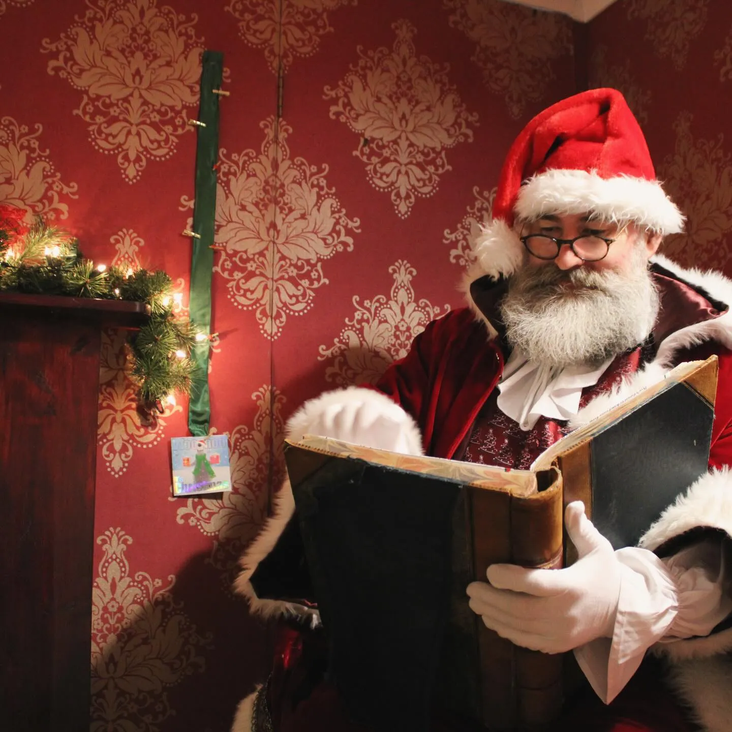 Festive outdoor Christmas trail and Santa's Grotto through the winter woodland at Thorp Perrow Arboretum