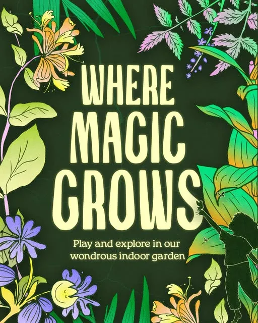 Poster for where Magic begins exhibition at the Thackray museum in Leeds.