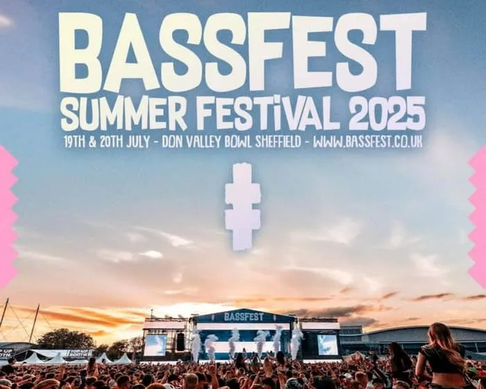 large stone 10 in a field at Bassfest music festival in South Yorkshire in July