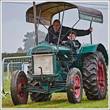 Vintage Tractor at Borrowby Show in July