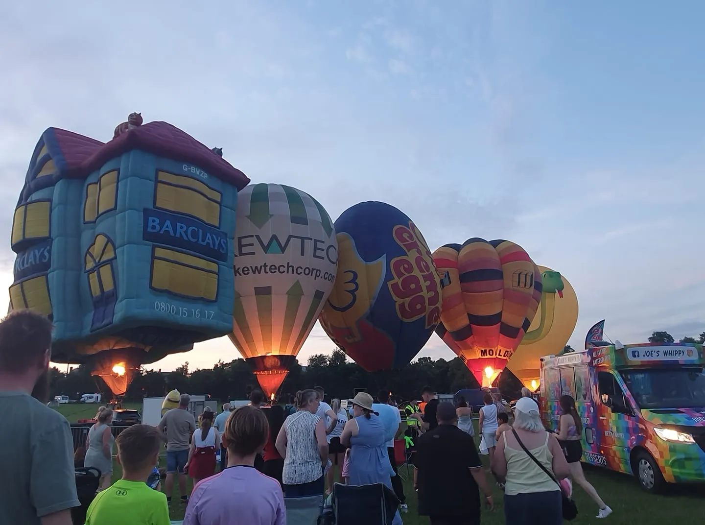 Hor Air Balloons at the Doncaster Balloon Festival event in July