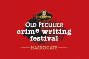 Logo for the Harrogate Crime Writing Festival which takes place in Harrogate every July