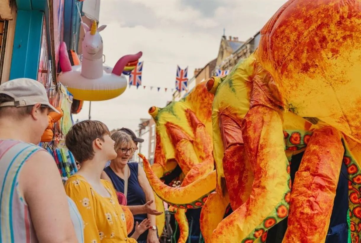 family entertainers at Seafest in Scarborough in July.