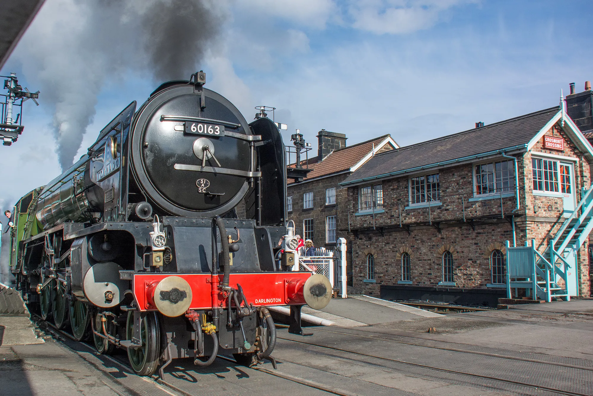 Tornado steam Train on the North Yorkshire Moors railway in July and August 2026