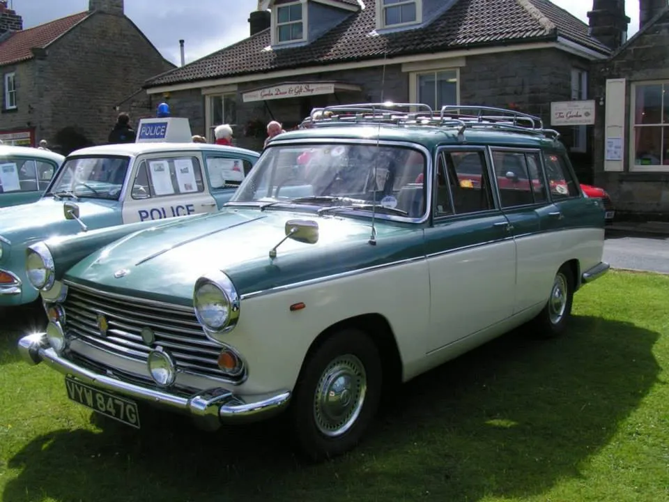 Vintage cars in Goathalnd at the Heartbeat Vehicle Rally in June.