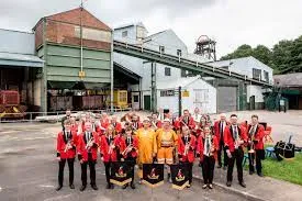 Brass Band at the Bold as B rass event held at the National Coal Mining Museum in May each year