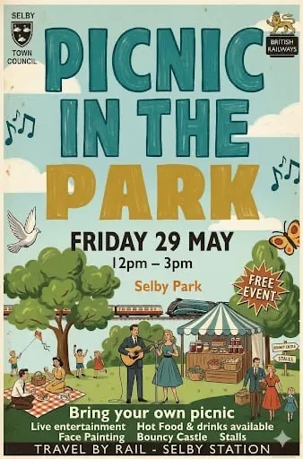 Selby Picnic in the park family event in May.