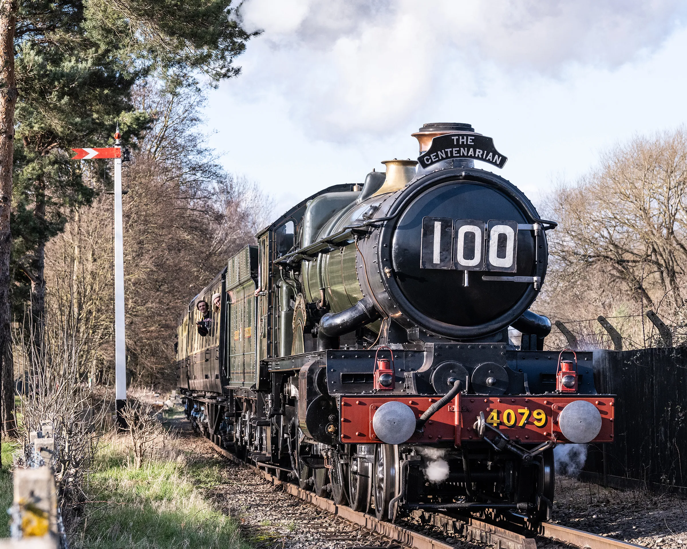 PEndennis Castle steam Train on the North Yorkshire Moors Railway in October 2026.  Photo Credit Frank Dumbleton 