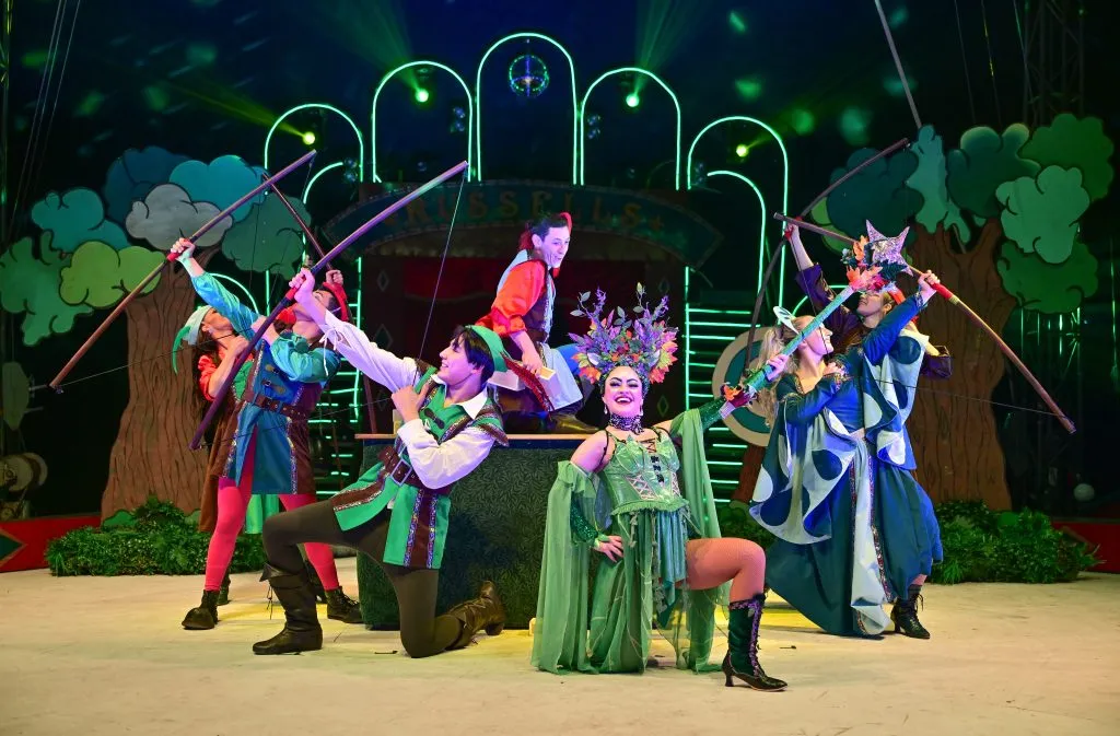 Russell's International Circus performance of RObin Hood on The Knavesmire in York, September 2026