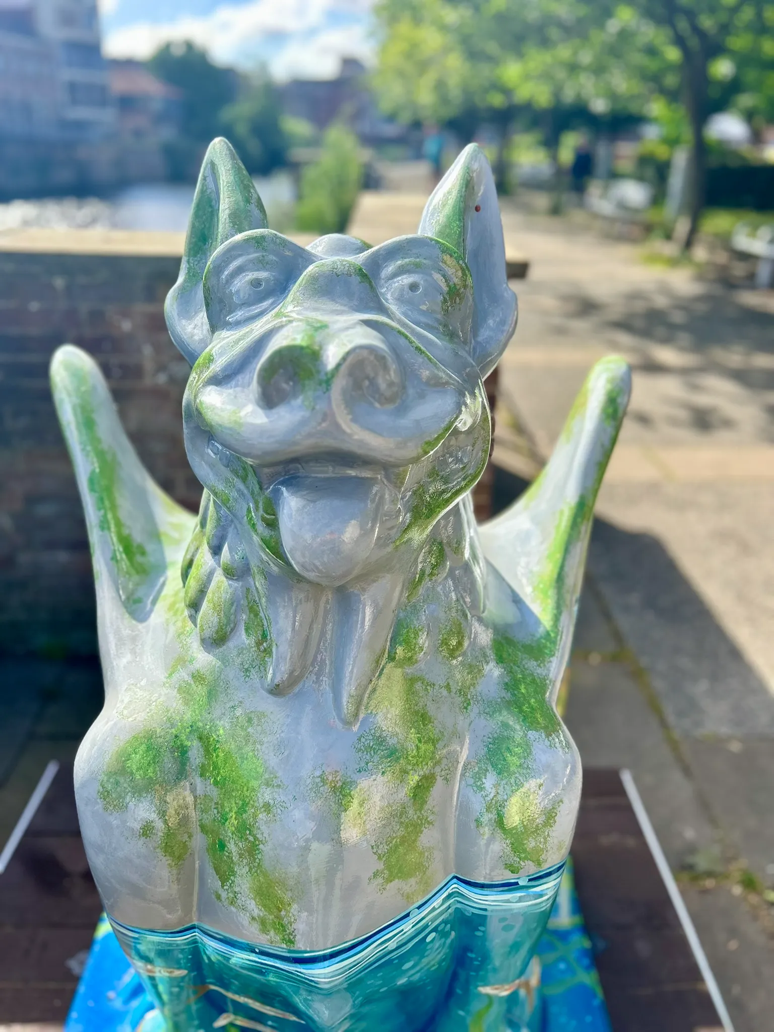 Watcher on the York Summer Trail by the  river..