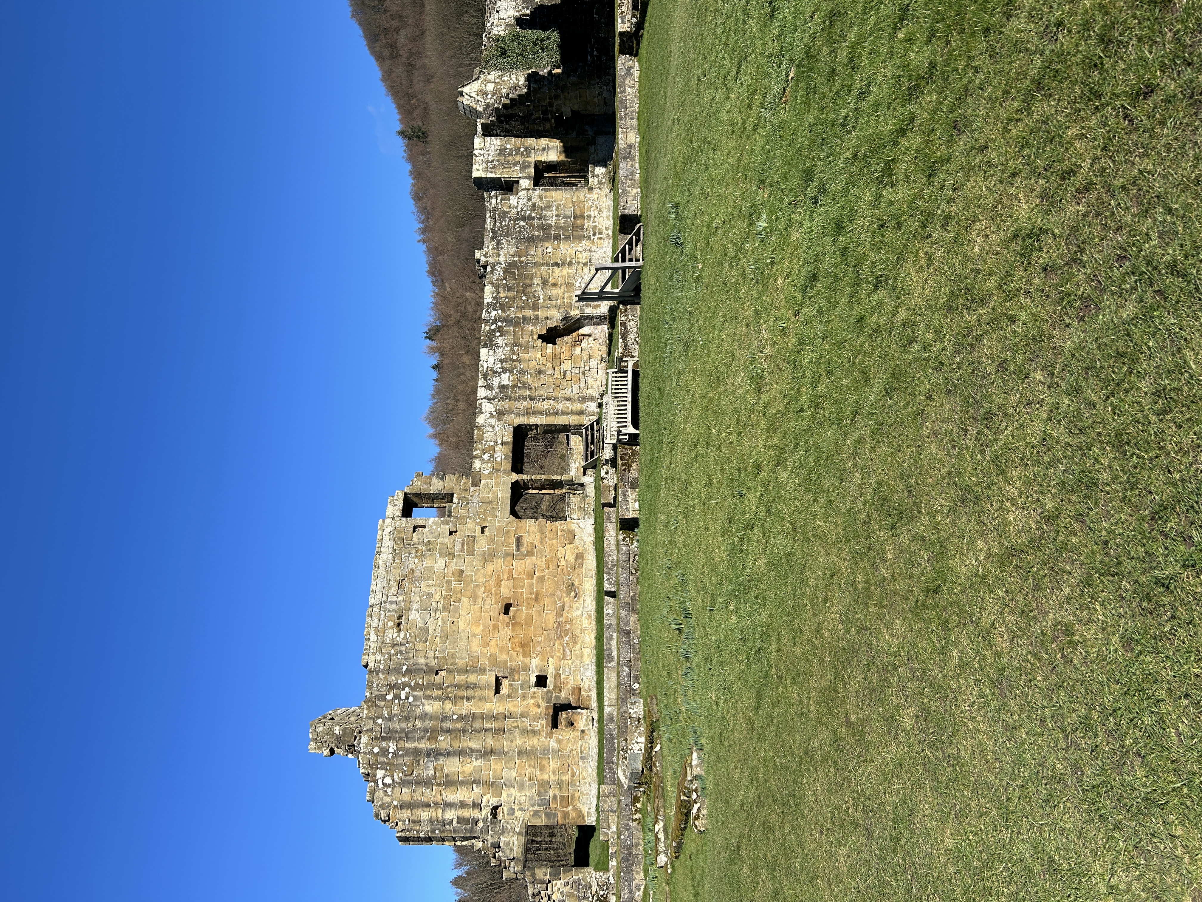 Mount Grace Priory in the sunshine