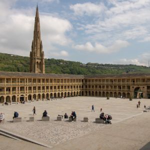 view of the piece hall in Halifax