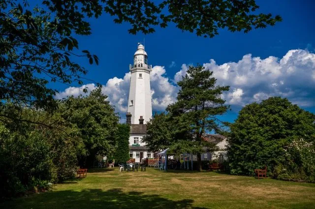 View of Withernsea Lighthouse, from the light house gardens.