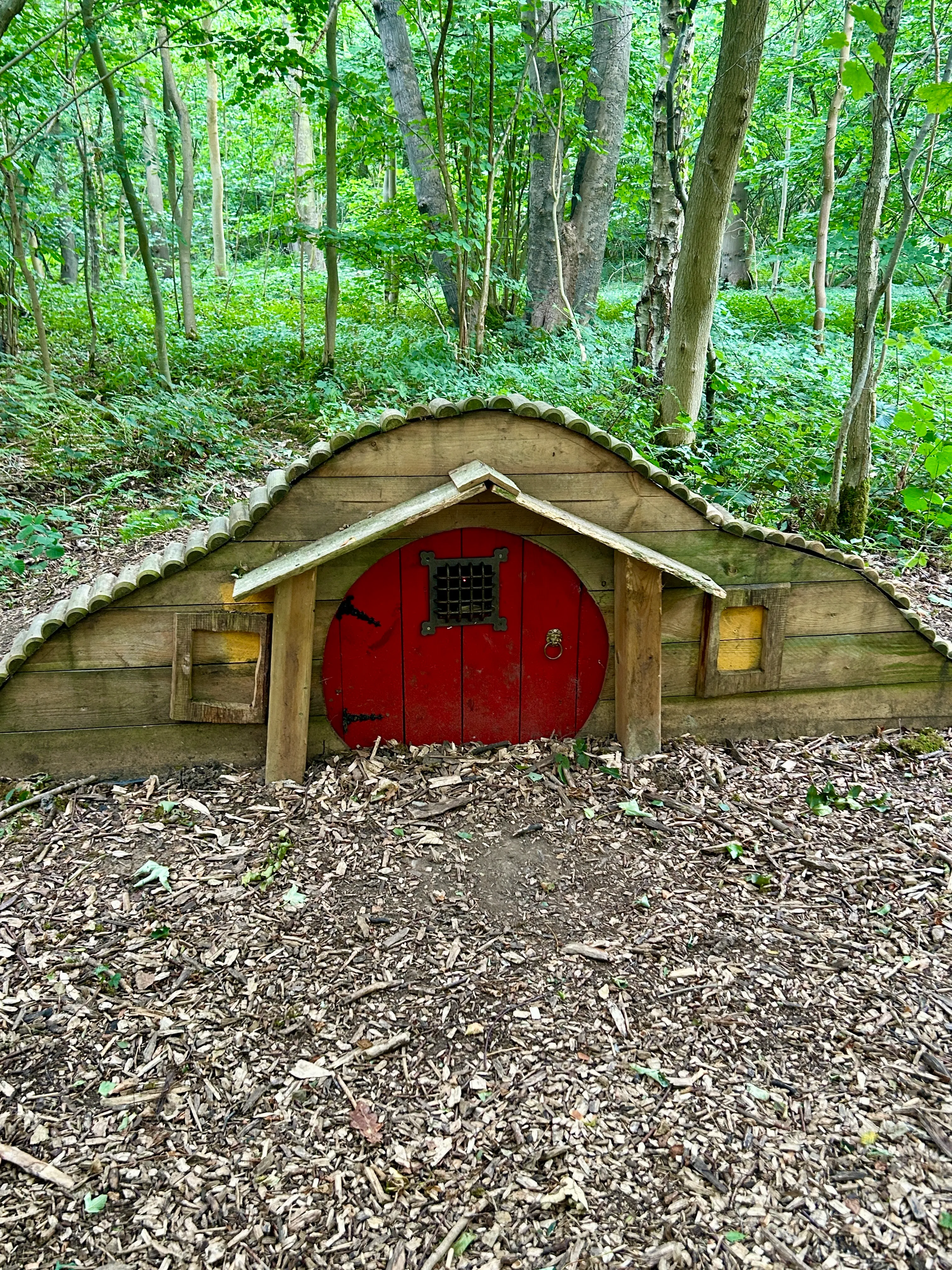 Hobbit house in the woods