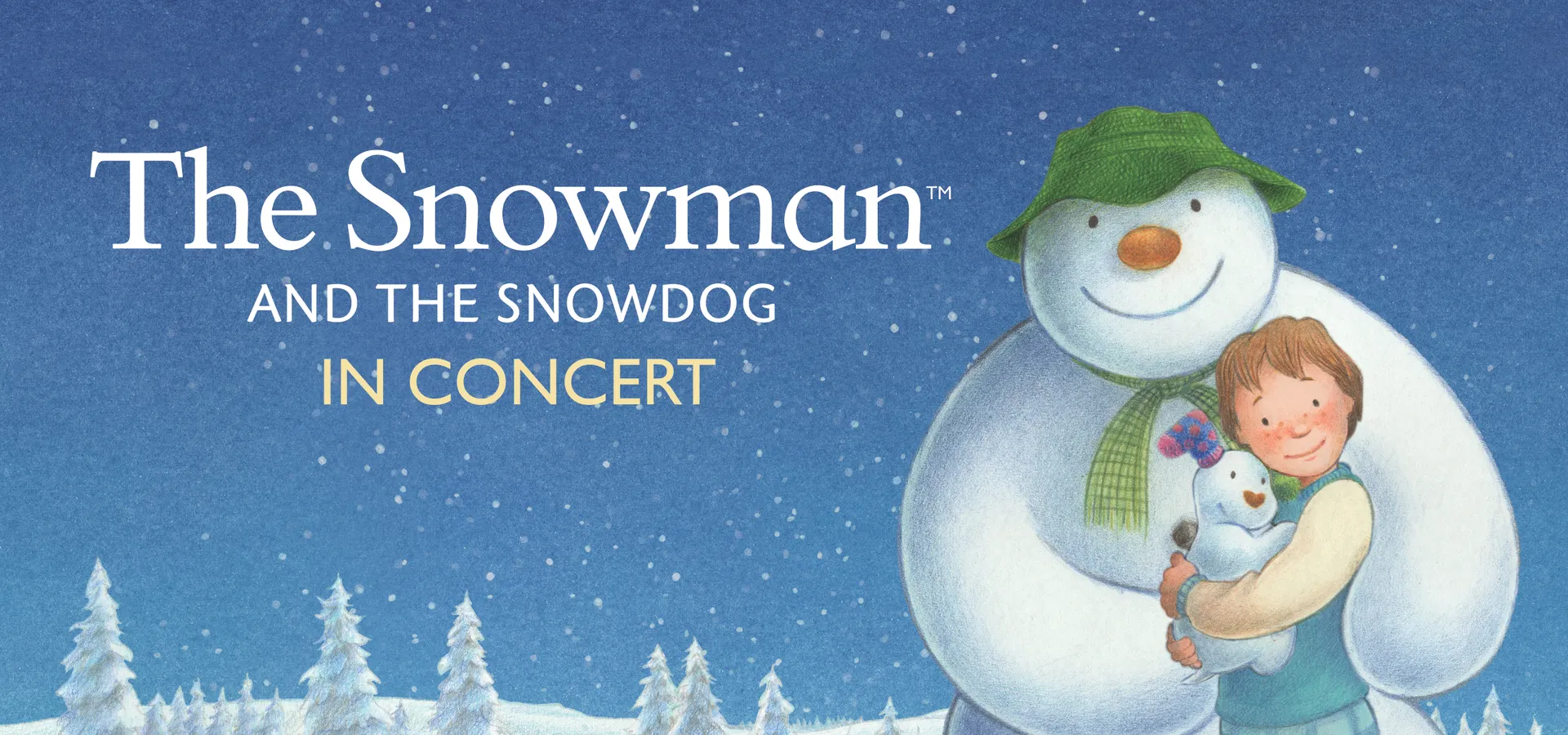 Snowman and Snowdog film graphic