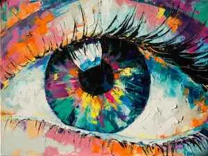 Painting of an eye