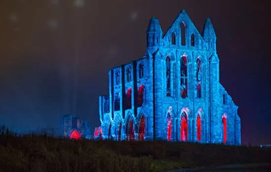 whitby Abbey Illuminated