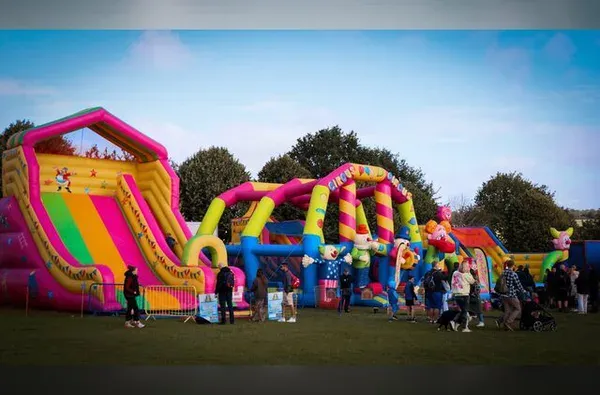 Bouncy Castles at funland pickering in February half term