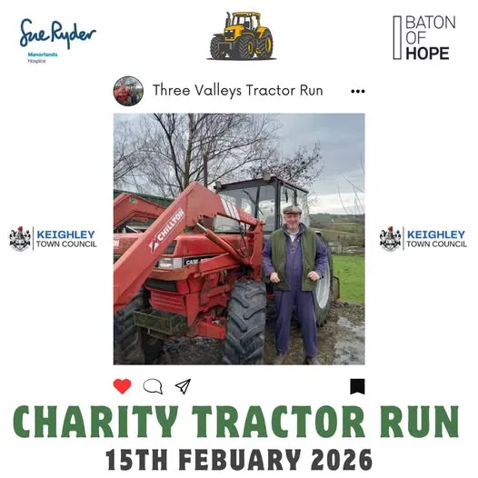 Three Valleys Tractor Run February Event in Yorkshire