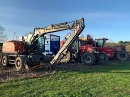 Big Farming Machines at Boston Park Farm