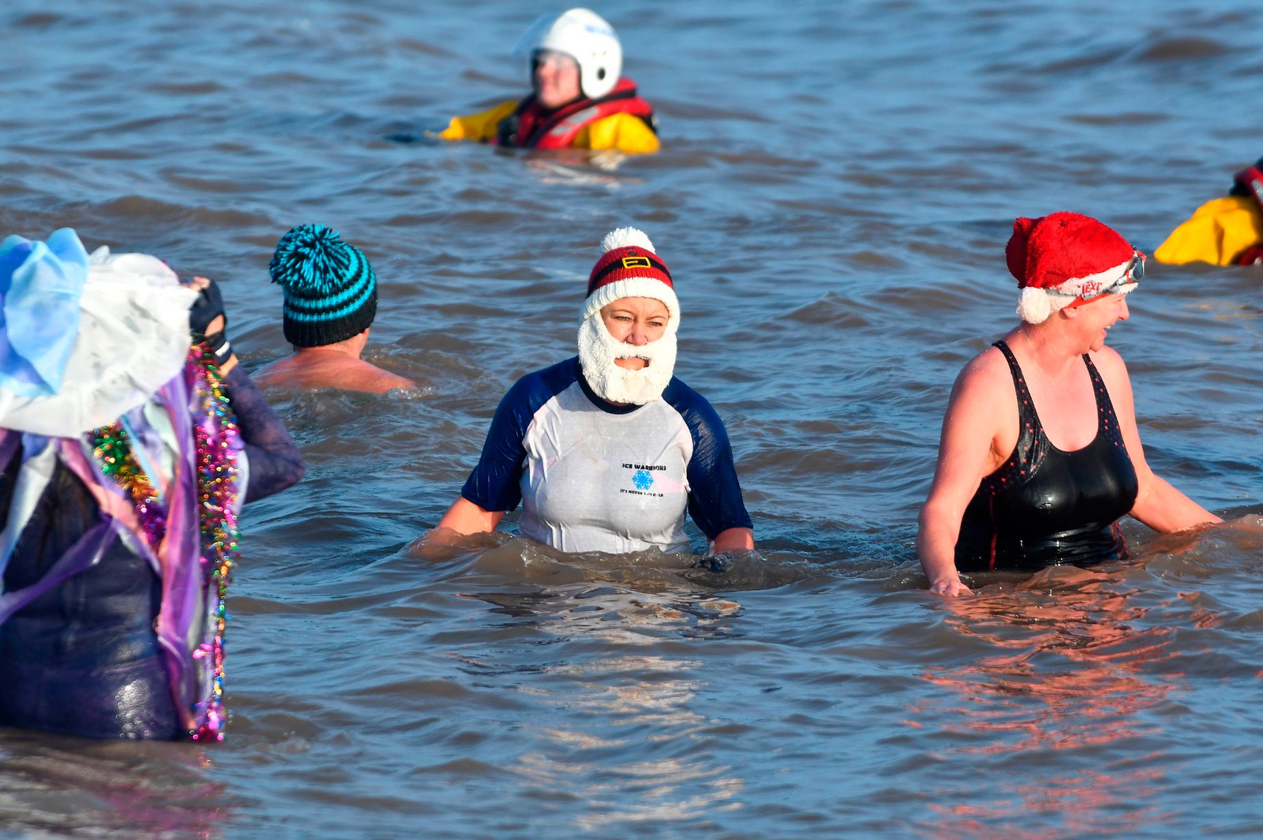 Hornsea new years day swim