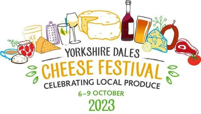 logo for the Yorkshire Dales Cheese Festival taking place across the Yorkshire dales in Ocotber 2026